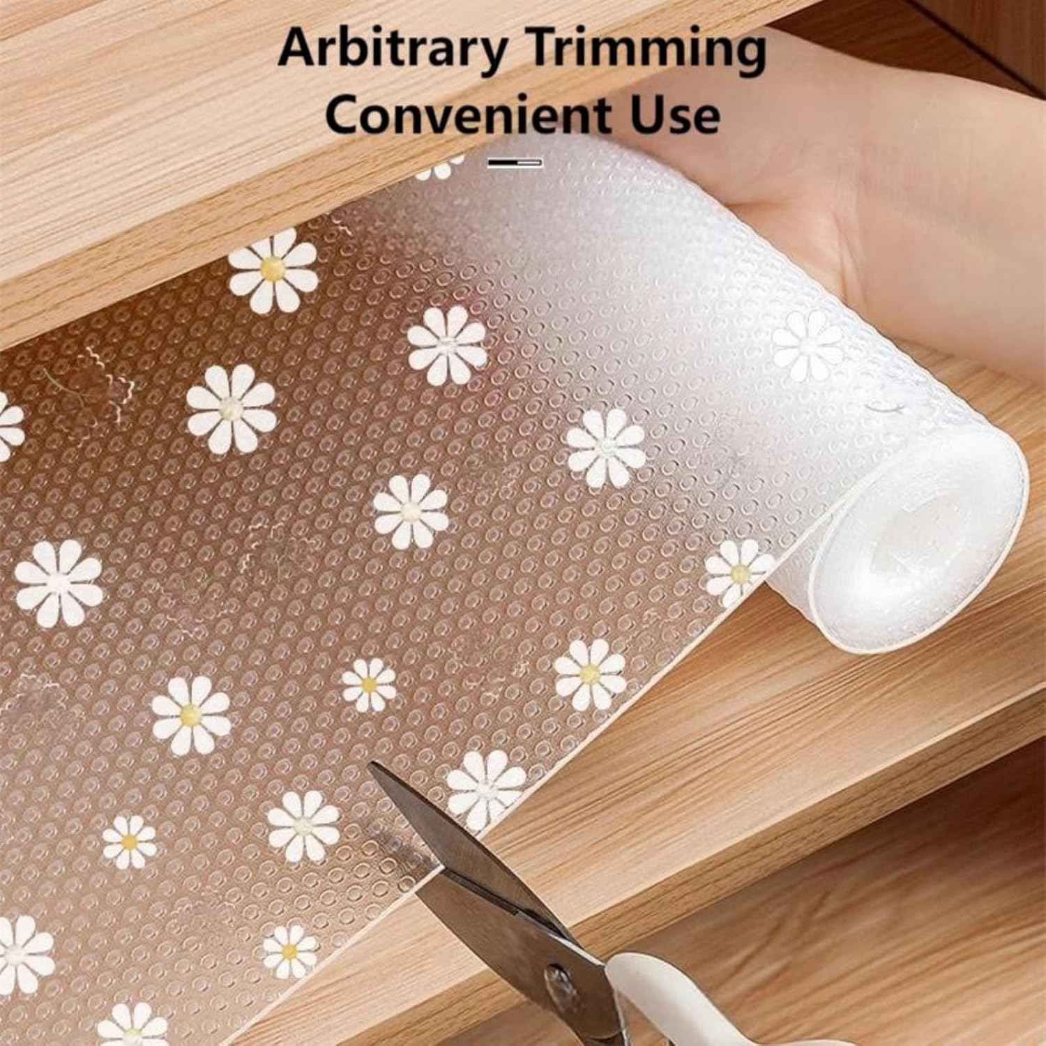 Shelf Liner for Kitchen Cabinets Non-Adhesive Non-Slip Drawer Liner Cuttable Plastic Grid Mat for Cabinets, Drawers, Tables, Moisture - Proof, Washable & Durable 2026 - view 1
