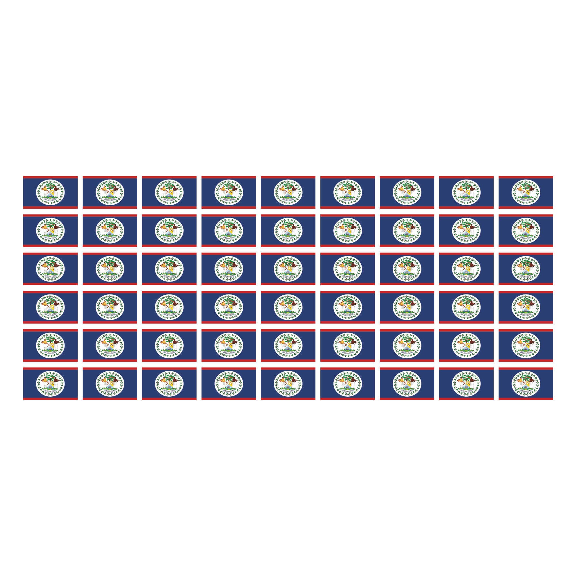 Mini Banderas Conjunto De Lisa - 20x12mm - Brasil - Autoadhesivas - Tatuajes De La Bandera - Para El Coche, Oficina Y Hogar - 54 Piezas