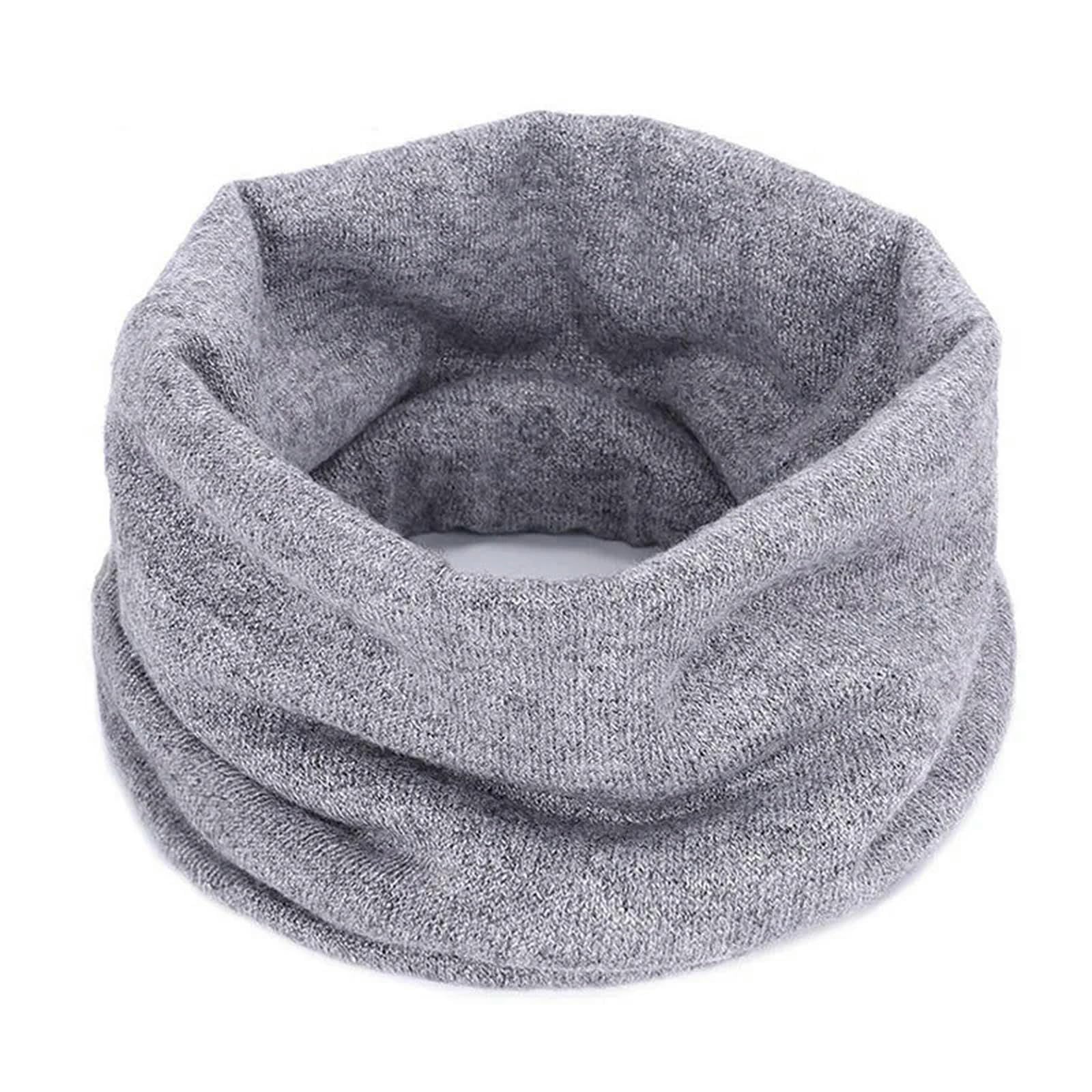 MdybF Szalik zimowy szalik dzianinowe szaliki unisex elastyczne tłumiki szydełkowy szalik