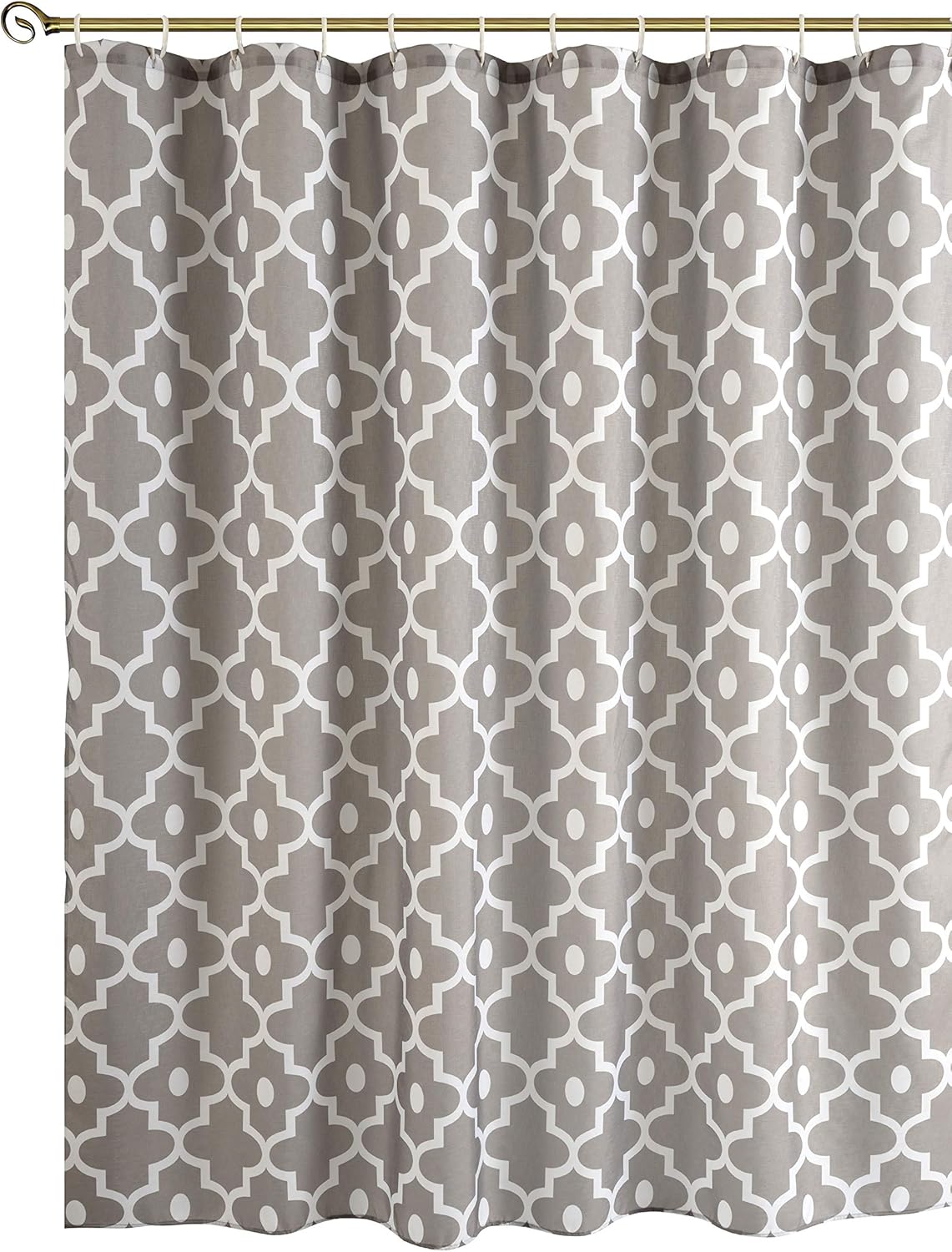 Biscaynebay Extra Long Textured Fabric Shower Curtains 72" Width by 84" Length