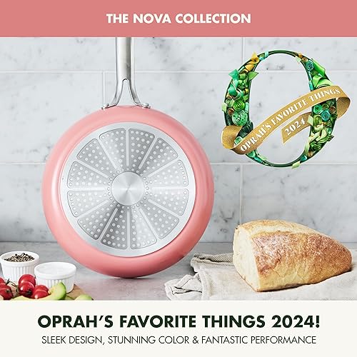 Miniatura 2 de GreenPan Nova - Sartén de 8 pulgadas, Oprah's Favorite Things 2024, utensilios de cocina antiadherentes de cerámica, sin PFAS, sin toxinas, apto