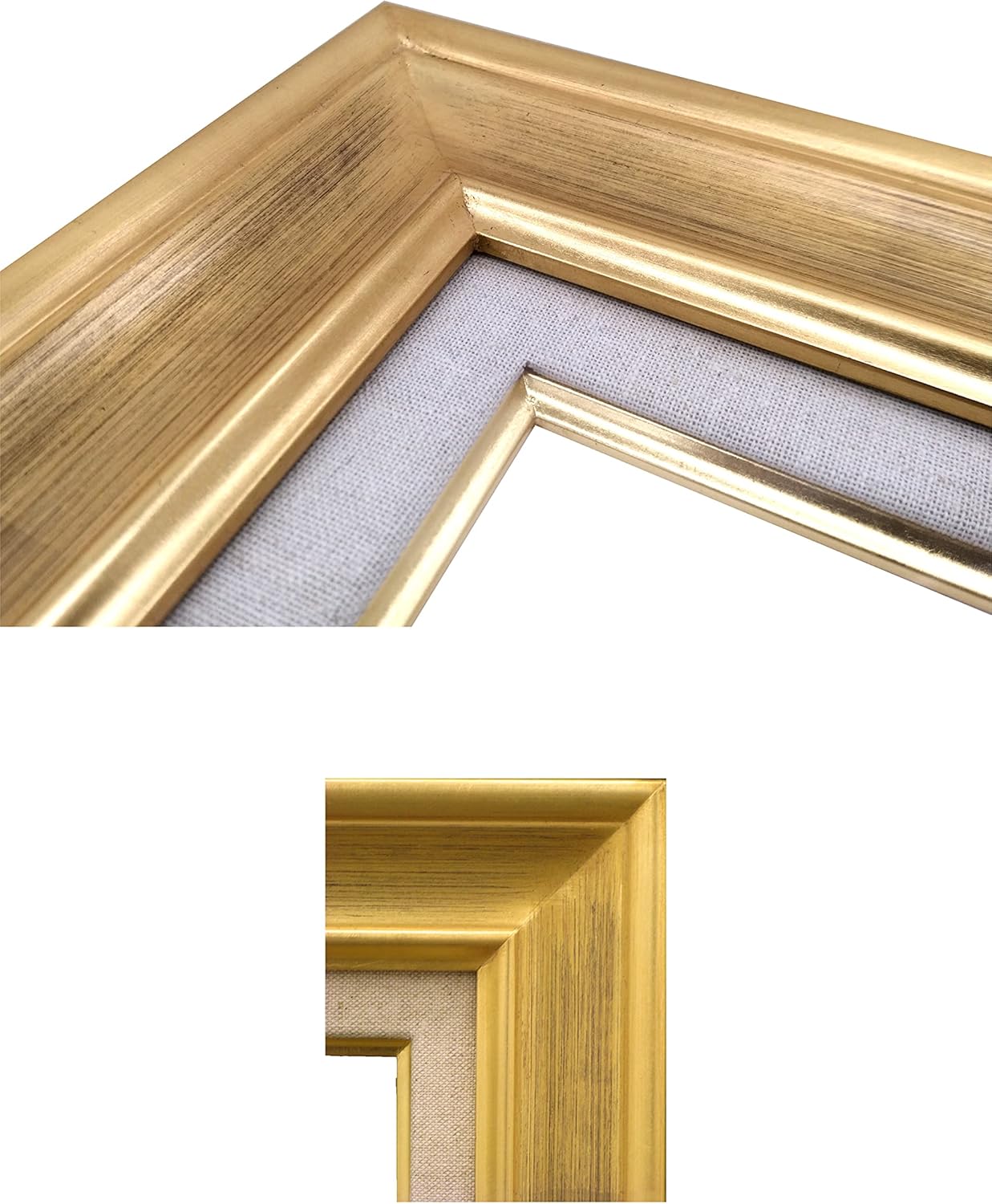 Large Oil Frame, SM, Gold, 7724, Product Size: 14.4 x 11.7 x 2.1 inches (365 x 296 x 54 mm), Material: