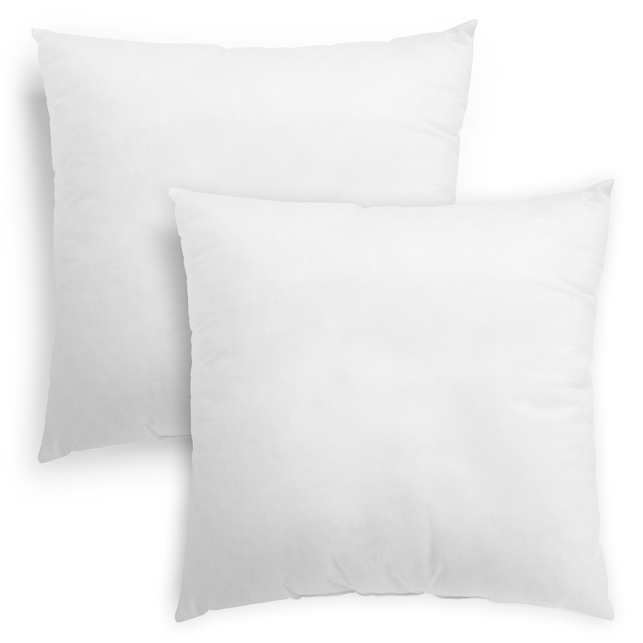 Set Di 2 Cuscini Divano In Raso Di Cotone - Lavabili A 60°, Imbottitura Regolabile, Bianco - Foto 9