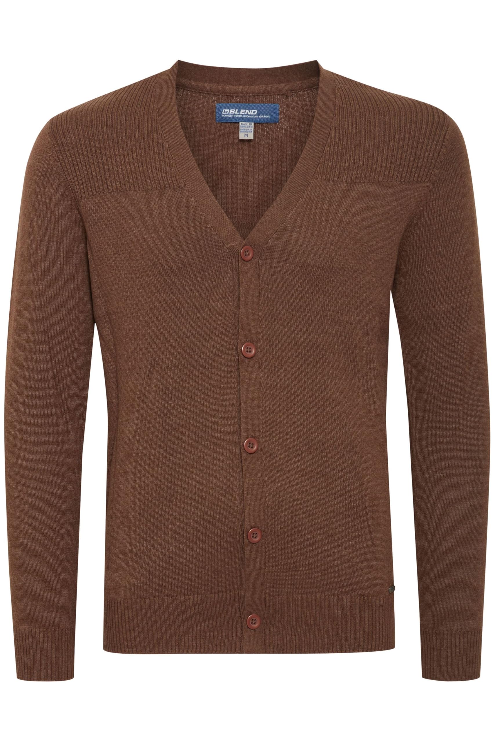 Blend BHCaden Herren Strickjacke Cardigan Feinstrick