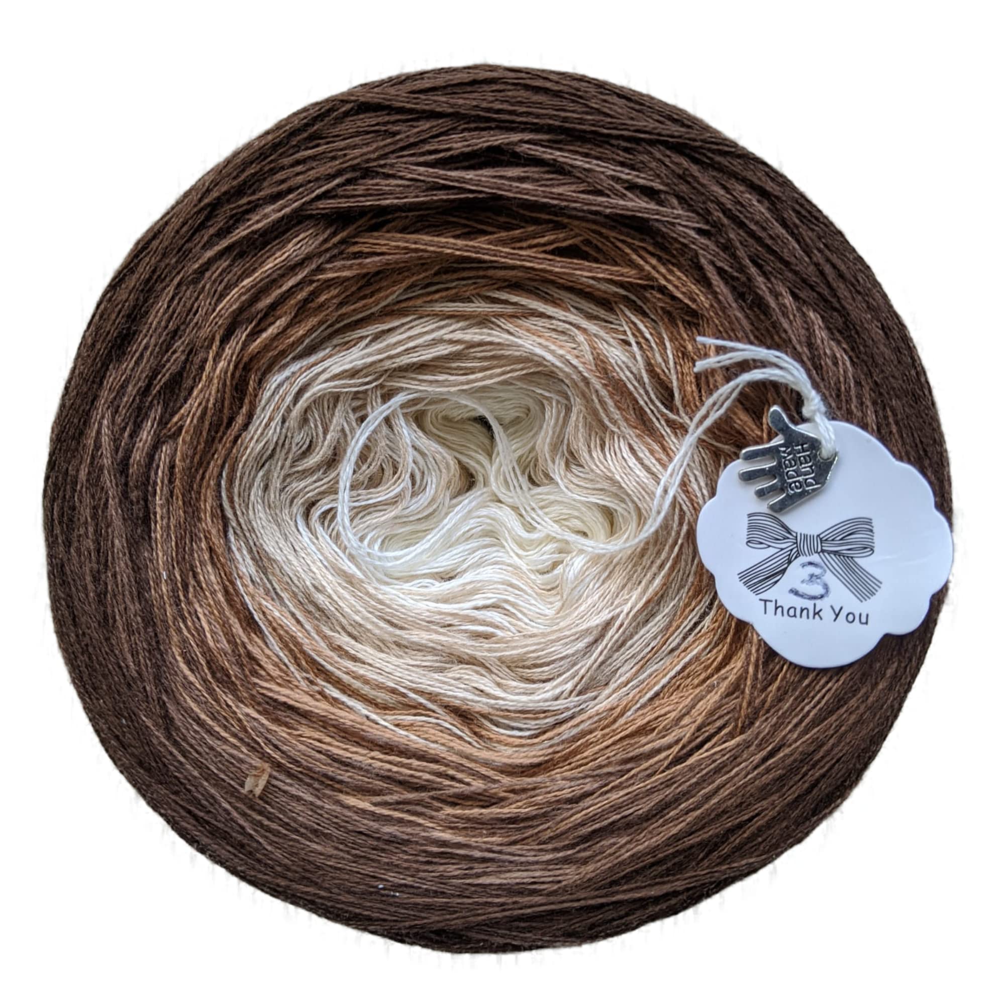 Ombre Yarn - 1000 Meters - 3ply - Mandala Gradient Cake (Irish Coffee)