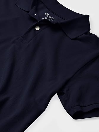 The Children's Place Boys' Short Sleeve Pique Polo, 2 Pack