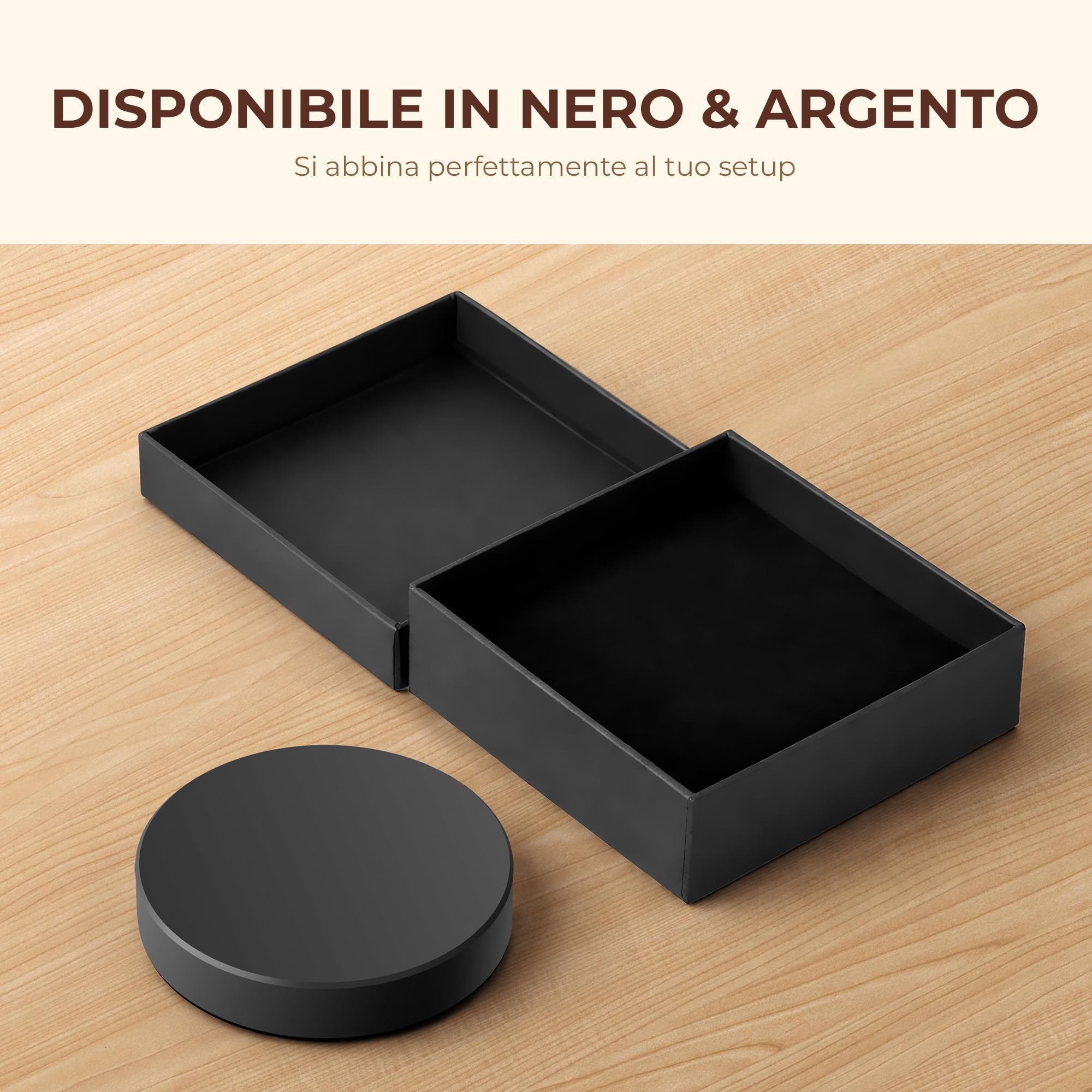 QLEARSOUL Peso per vinile 200 g（±5 g） per giradischi – Peso equilibrato in alluminio con base in feltro, riduce le vibrazioni e migliora la stabilità del disco