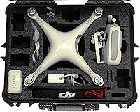Vista 2 de Case Club Funda compacta impermeable precortada para drone - Compatible con DJI Phantom 4 (Gen 2)