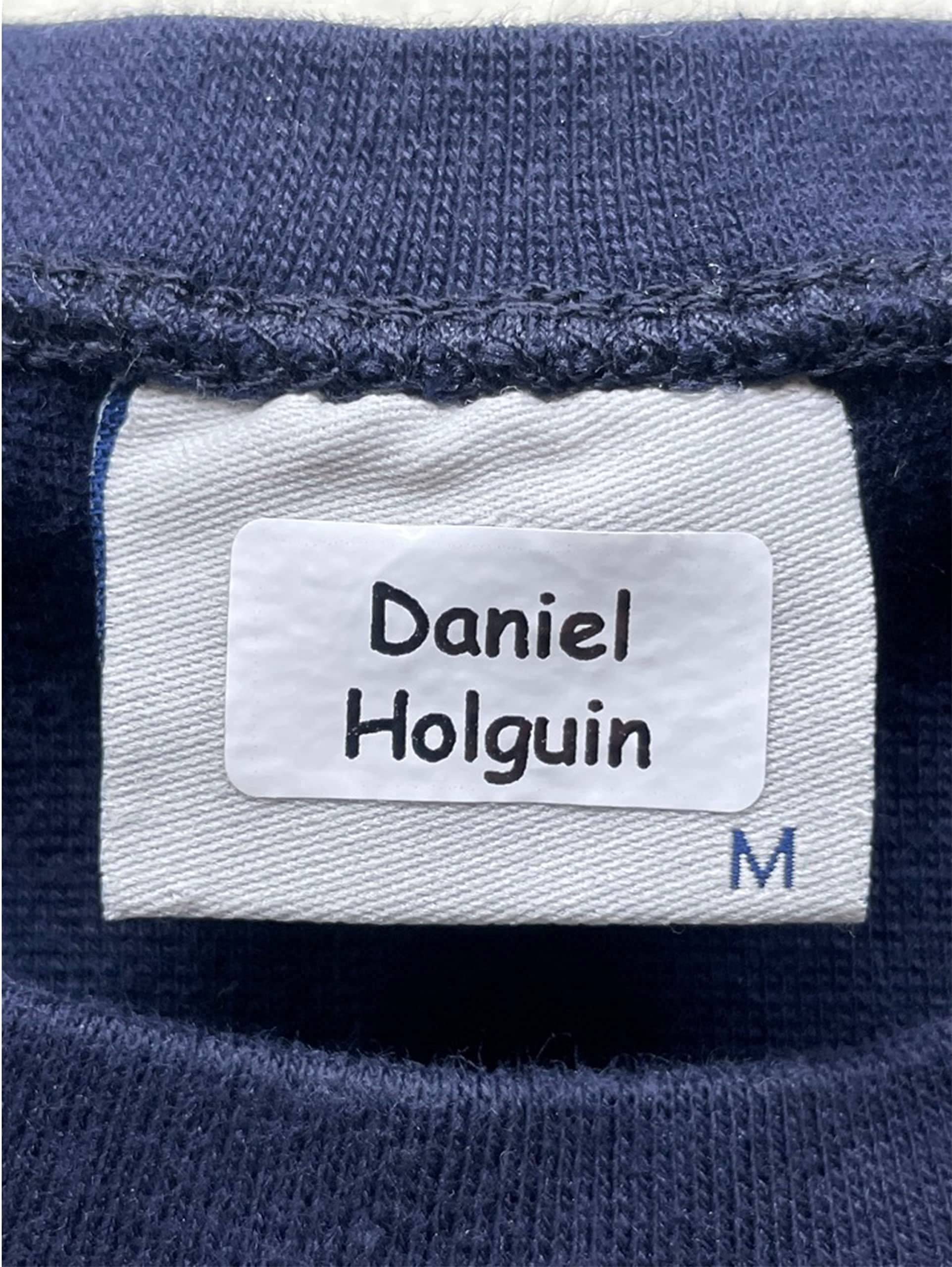 (90) Stick a Name® Clothing Labels. Basic No-Iron Stickers for Children's School Uniform, Care Home, School Supplies, or Lunchware