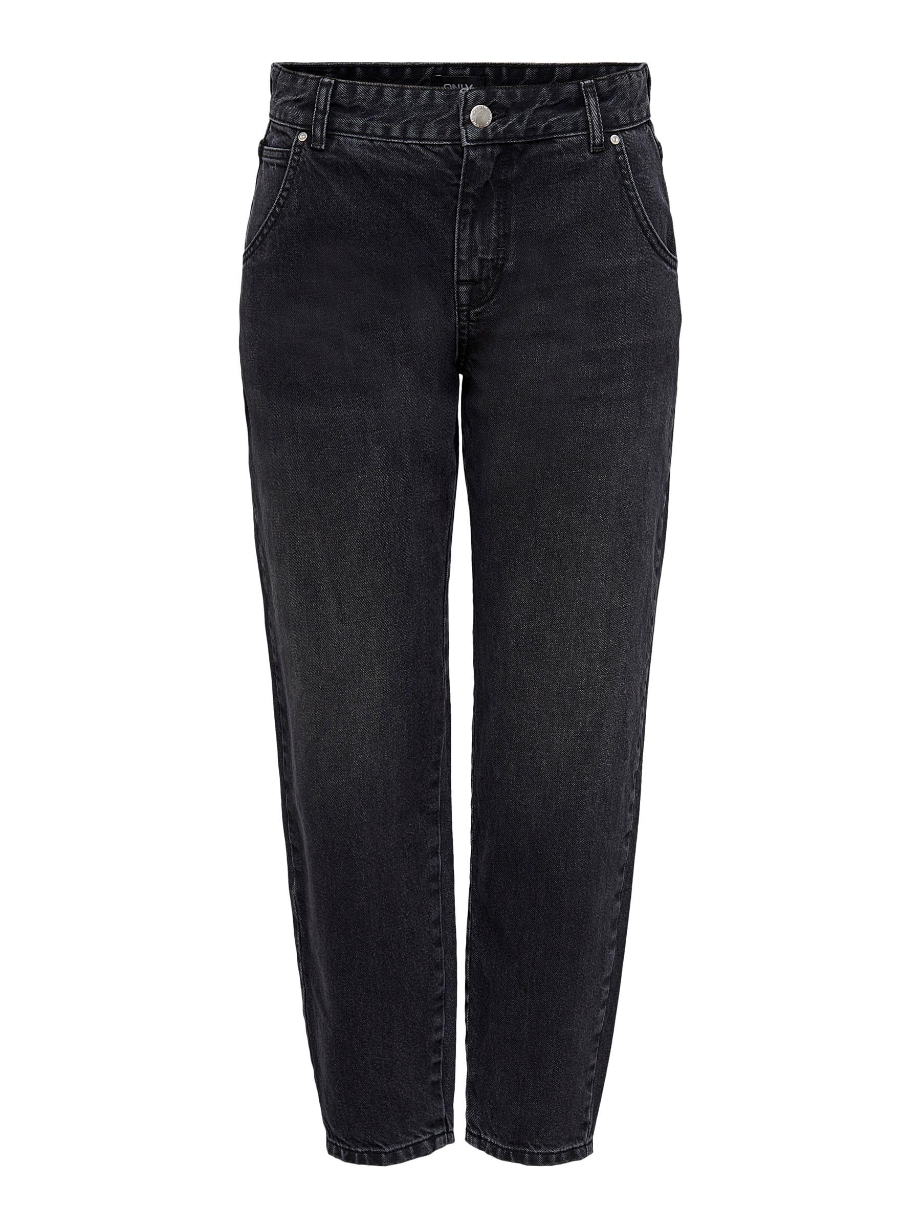 Kadın, ONLTROY HW CARROT ANK DNM DOT610 NOOS, Jean Pantolon, Black Denim, M