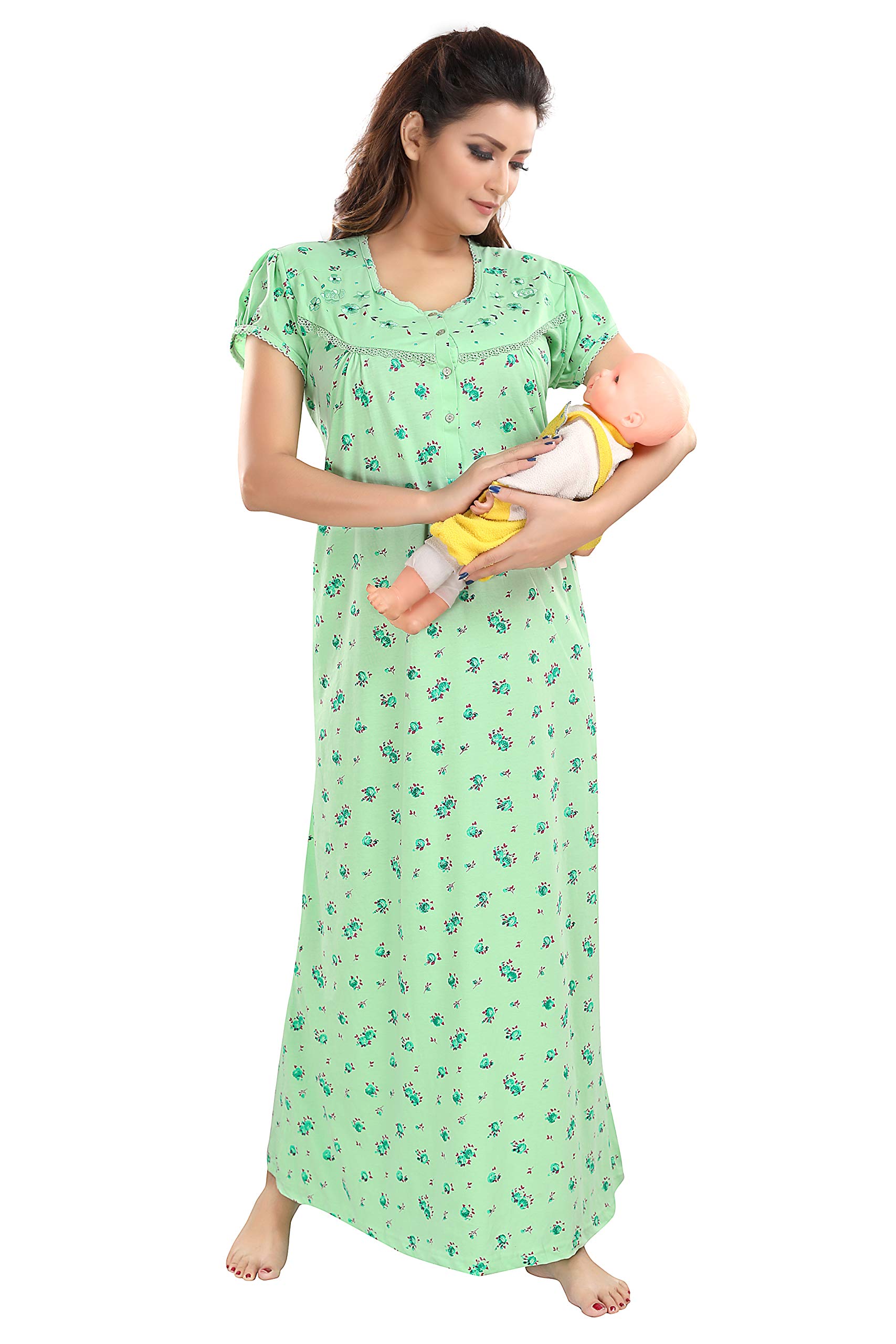 9shines Label Women Cotton Printed Maxi Nighty Desertcart Seychelles