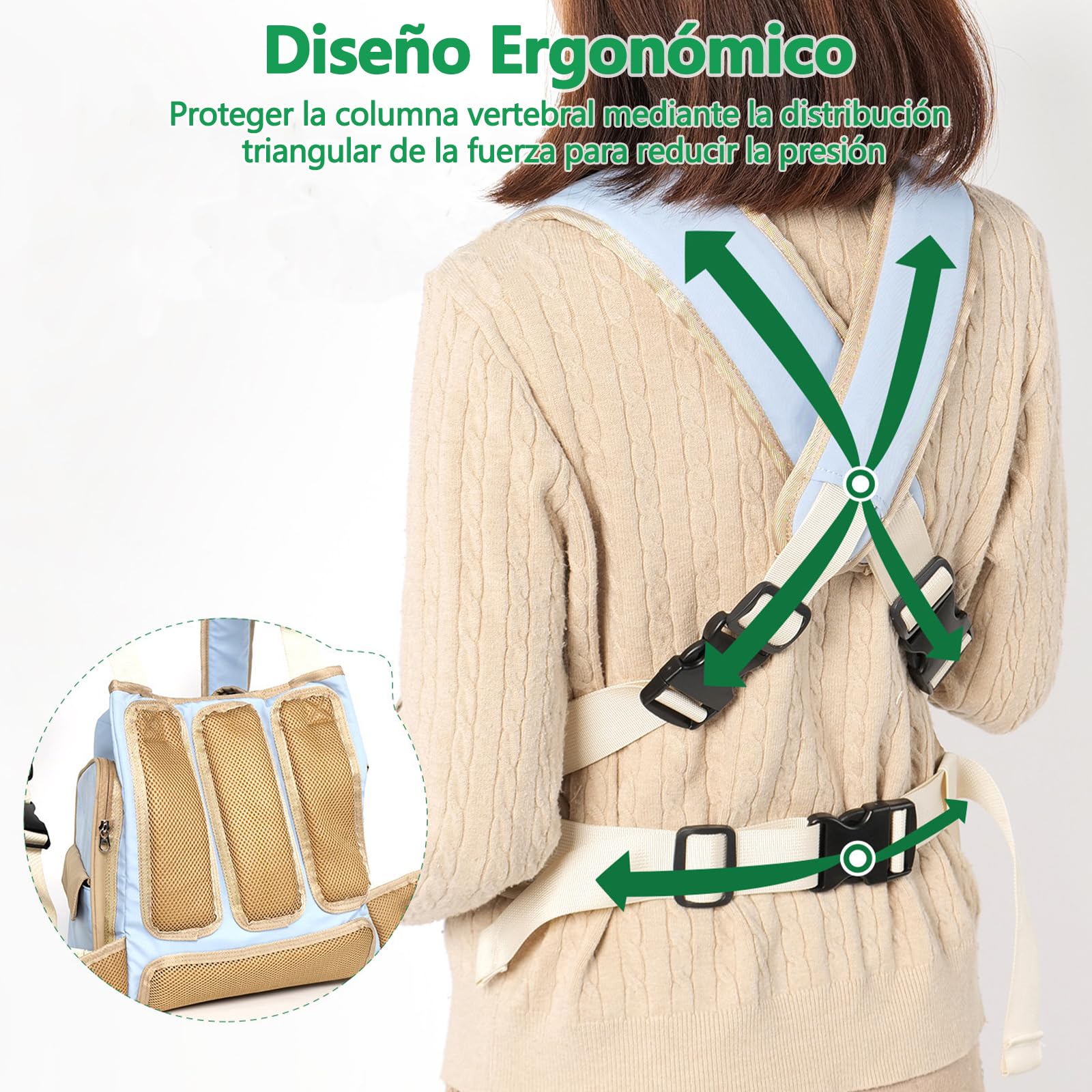 Galatée Mochila para Mascotas, Diseño Portátil para Llevar En La Parte Delantera del Pecho, Malla Transpirable, Tejido De Nailon, Adecuada para Gatos y Perros De Menos De 6 Kg (Azul)