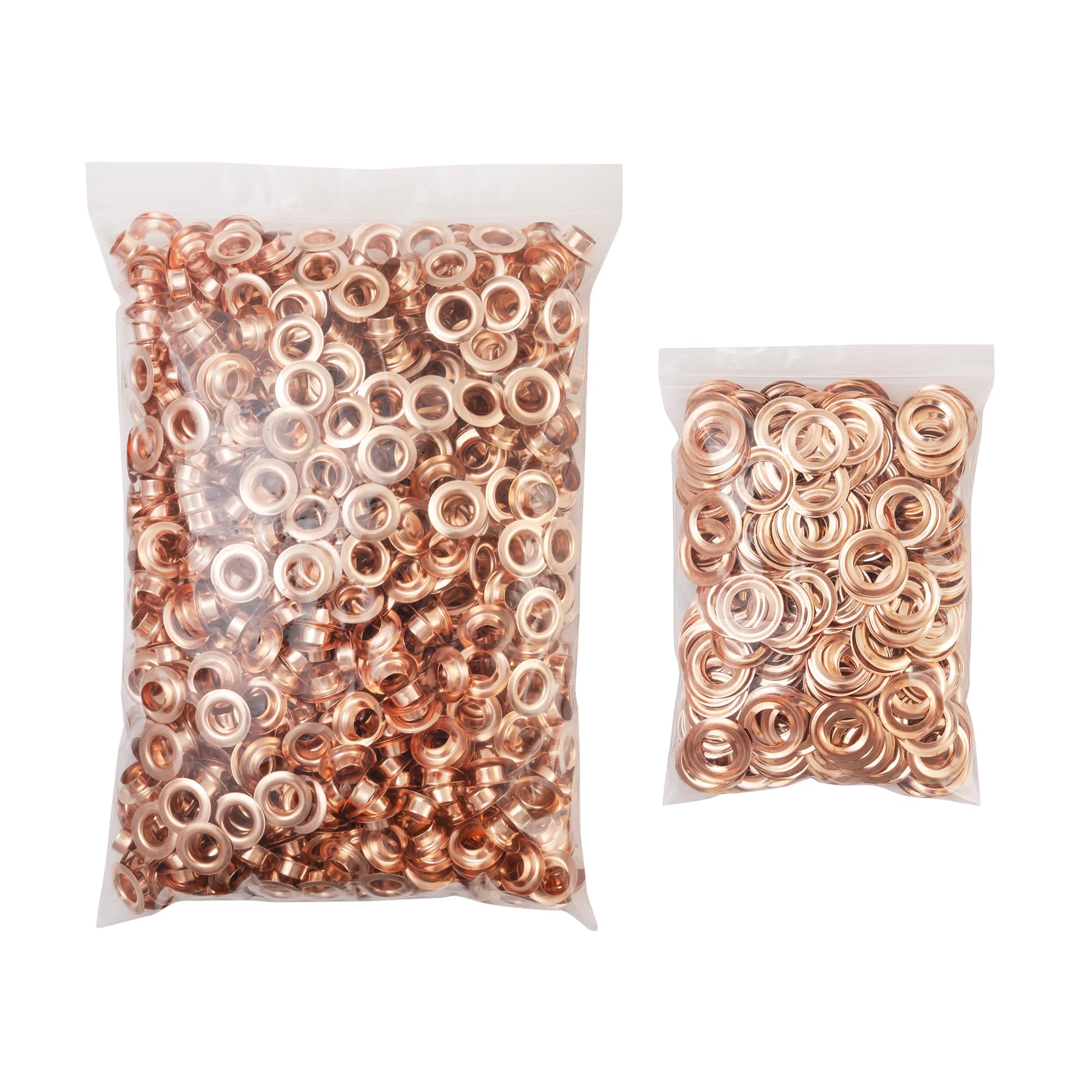 Gold Grommets 1000pcs - Durable Washers & Grommets Kit -21 Gold Grommets 1000pcs - Durable Washers & Grommets Kit -21