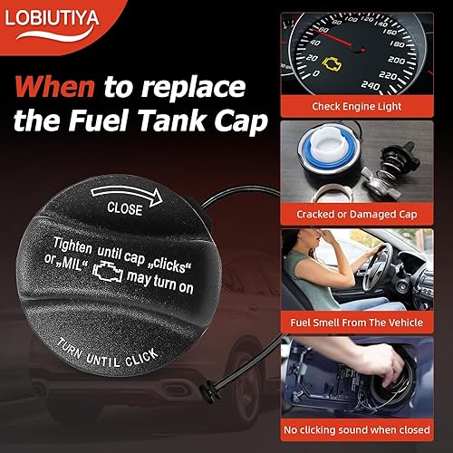 Miniatura 5 de Tapa de gasolina, tapa de depósito de combustible, repuesto de tapa de gas para Mini Cooper BMW 2002-2018 E39 E46 E60 E90 E92-128i 320i 325i 328i