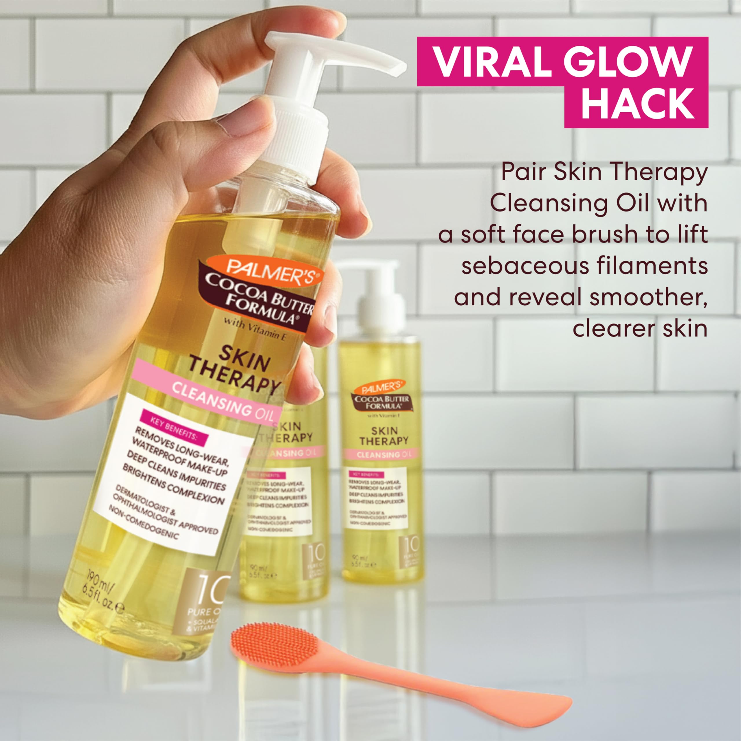 Palmers Cocoa Butter Skin Therapy Cleansing Oil Face for Unisex 6.5 oz Cleanser