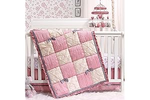 The Peanutshell Bella Crib Bedding Set for Baby Girls - Adorable Nursery...