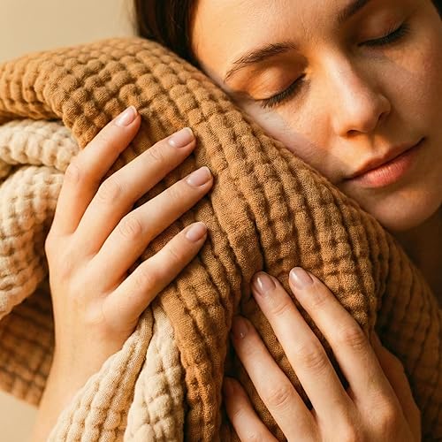 Miniatura 4 de Pro Goleem Funda de muselina para cambiador de pañales para niños y niñas, suave y transpirable, de algodón, para cambiador, color neutro, paquete