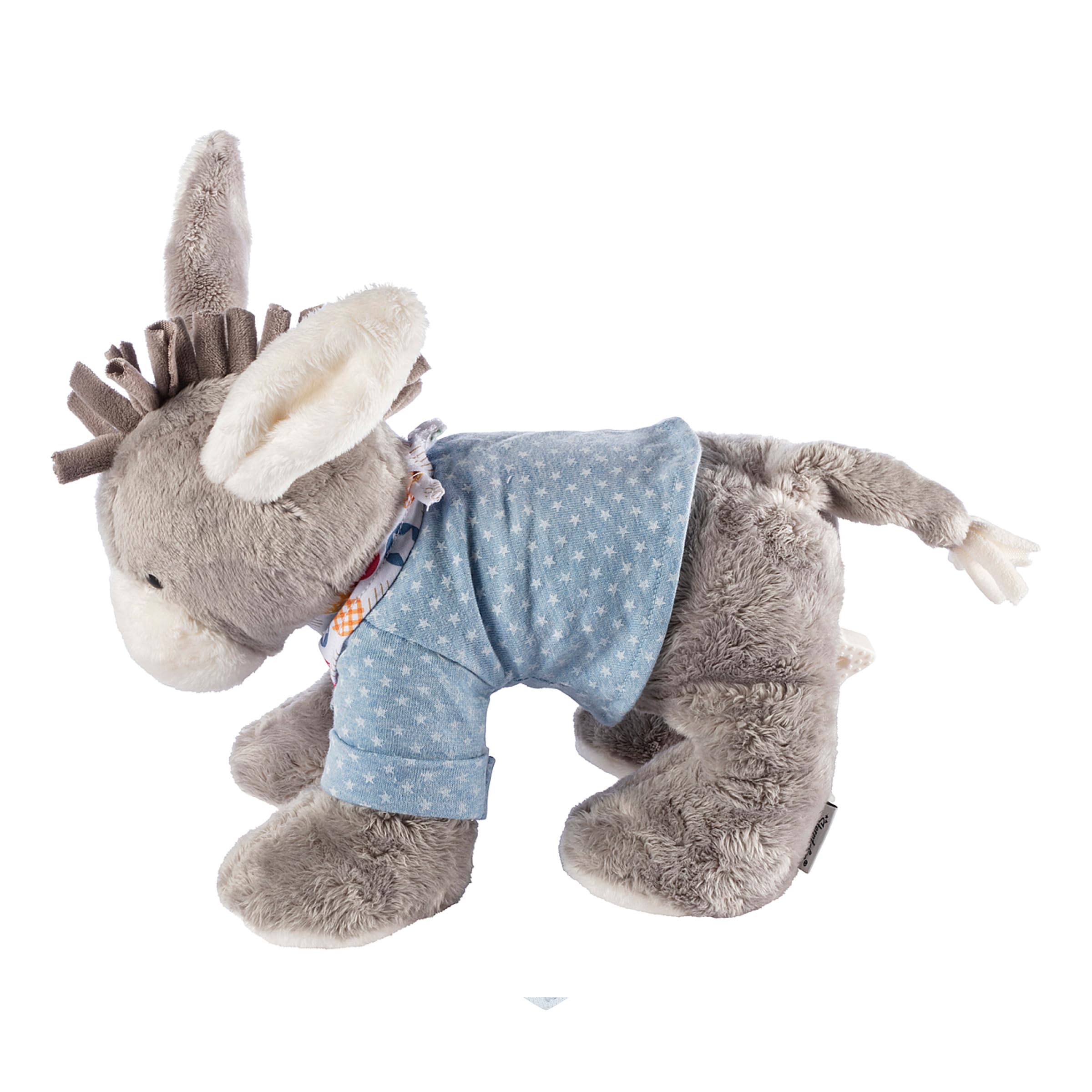 LALALO Baby Spieluhr & Einschlafhilfe & Geschenk, Sterntaler Esel Emmi Kuscheltier mit Namen personalisiert zur Geburt & Taufe