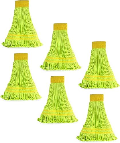 Miniatura 9 de Matthew - Trapeador de microfibra de limpieza resistente, repuesto de cabezal de trapeador húmedo, excelente absorción, capacidad de lavado premium,