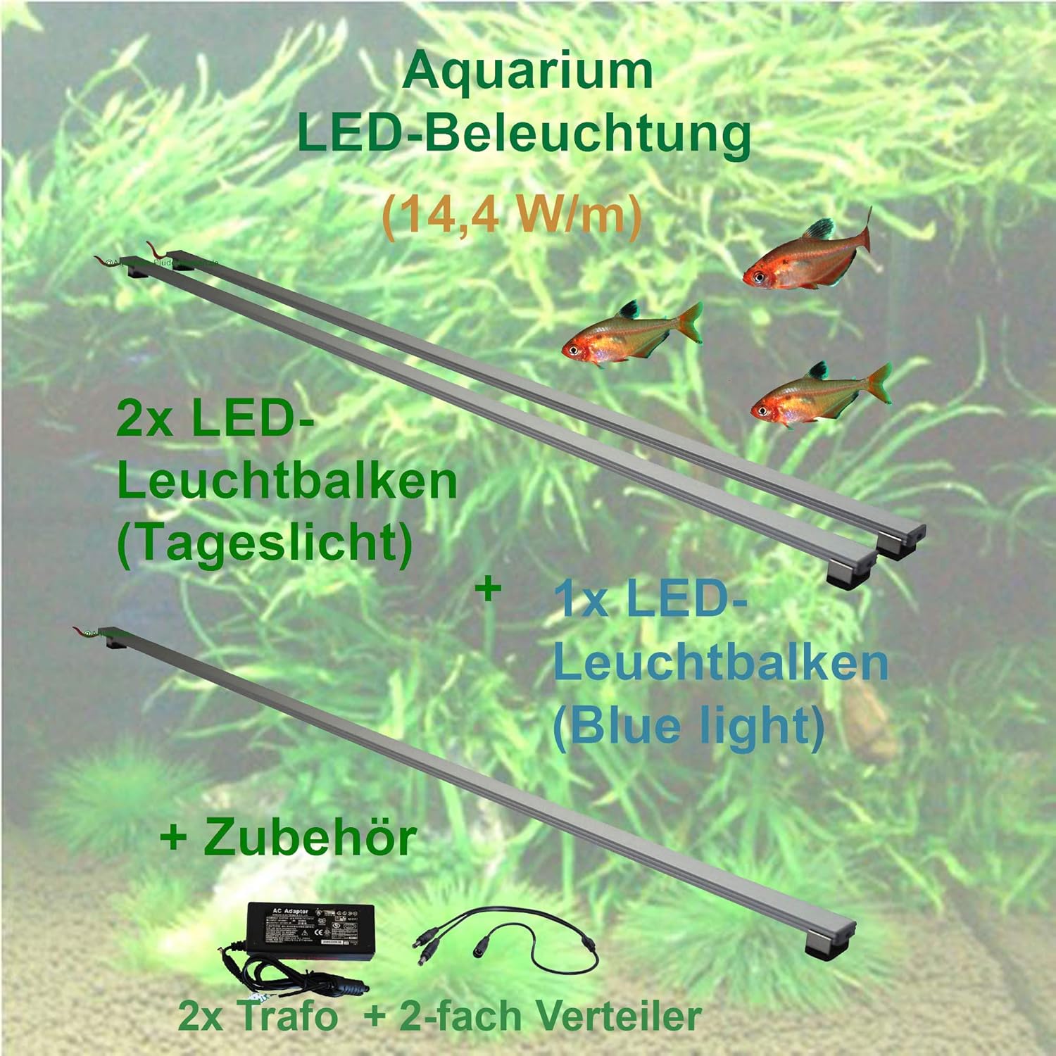 Aquarium LEDBeleuchtung 160 cm,LEDLeuchtbalken für Pflanzenaquarien