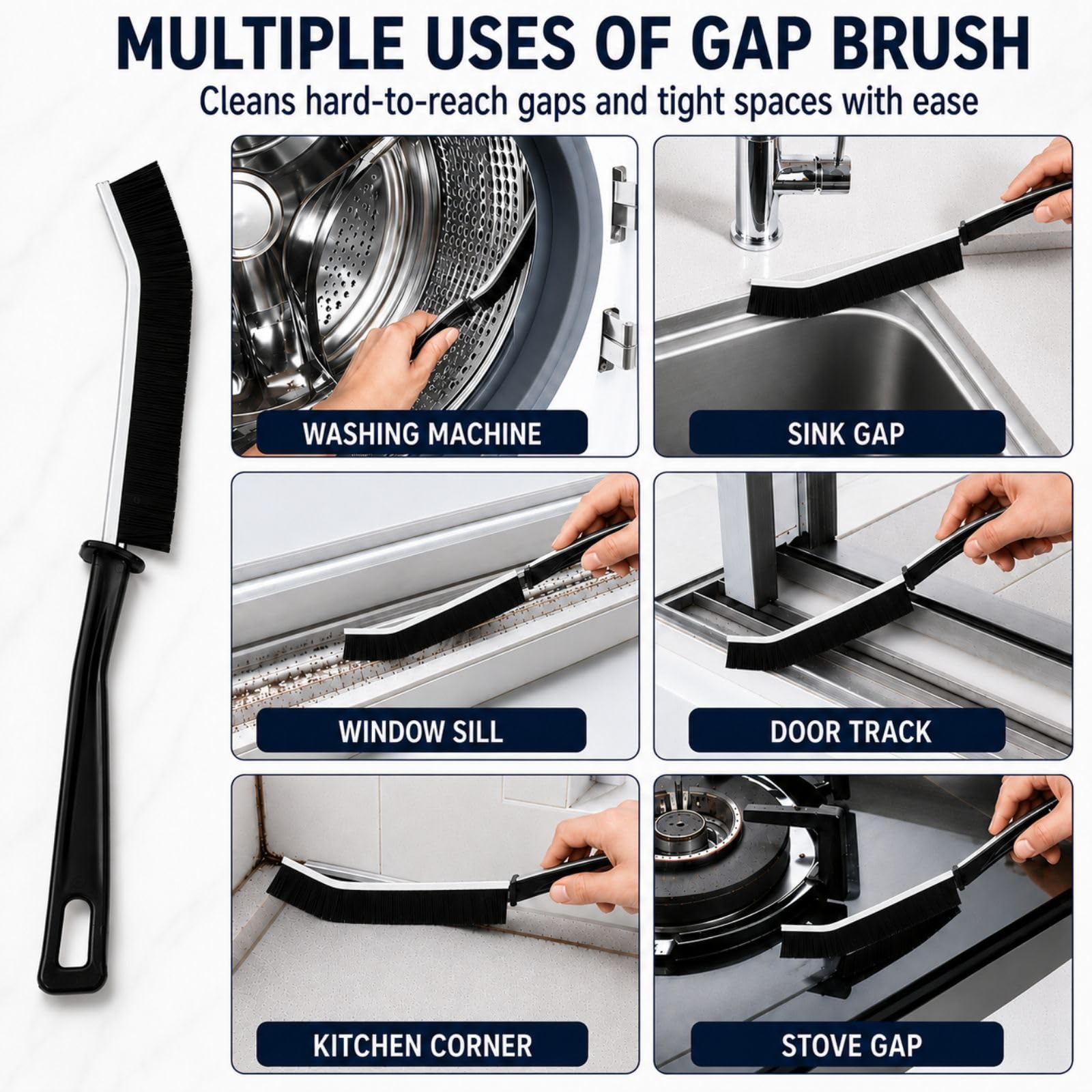 5 Cleaning Brushes - Gas Stove, Chimney & More -3 5 Cleaning Brushes - Gas Stove, Chimney & More -3