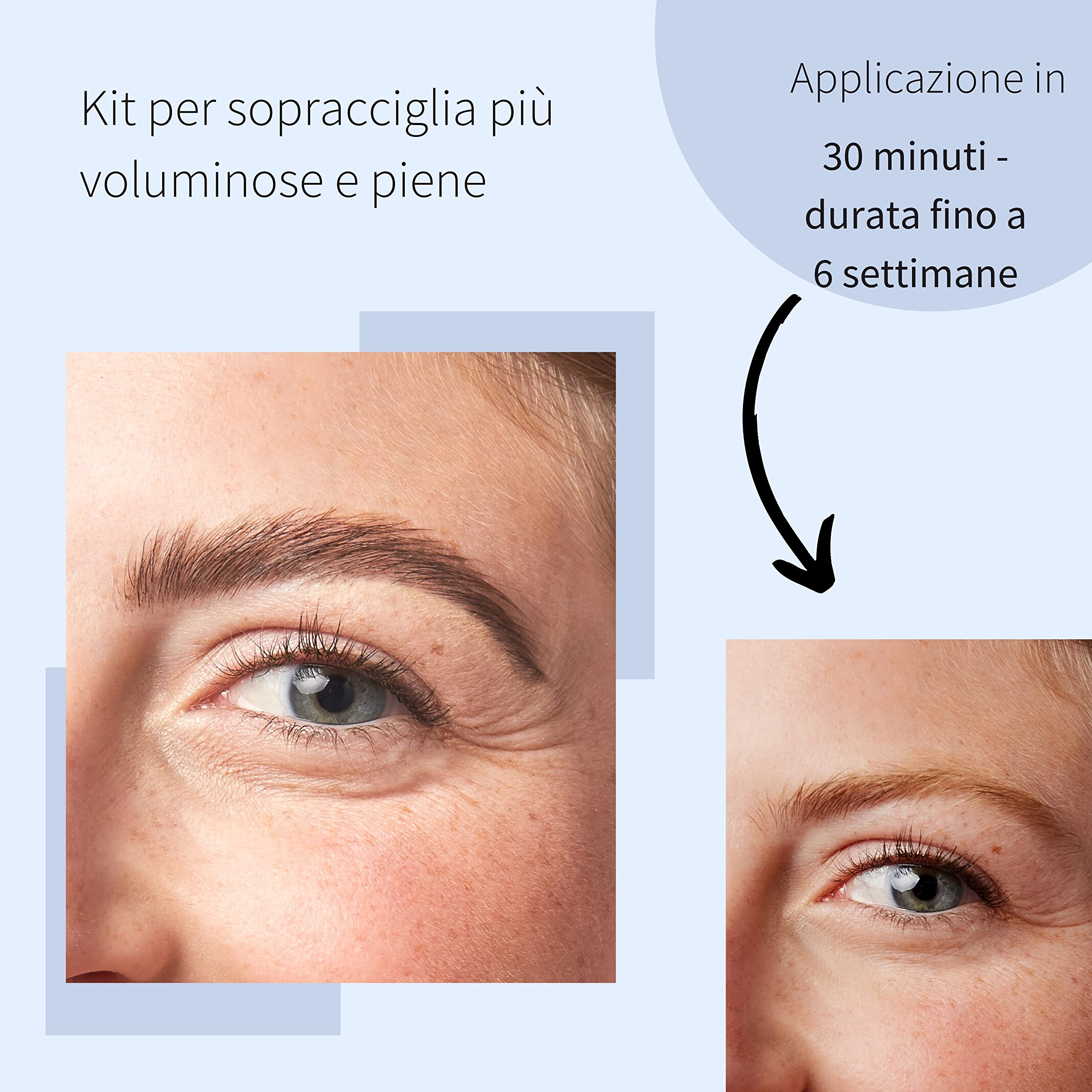 fleeky laminazione sopracciglia kit completo - Brow lift set fai da te per sopracciglia perfette, regalo perfetto per serata tra ragazze, festa della mamma o come regalo per la ragazza (Maxi)