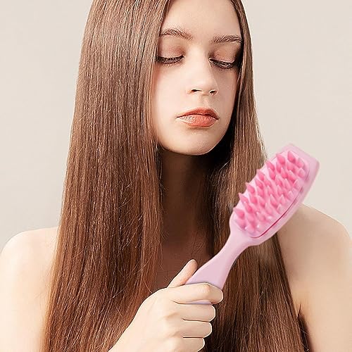 Miniatura 3 de Cepillo rascador de cabello, limpiador de cabello, masajeador calmante para el cuero cabelludo, masajeador de cepillo para el cabello, limpiador de