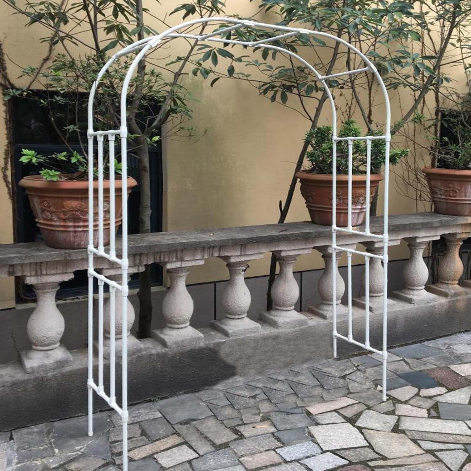 Arco de jardín para ceremonias y decoración de fiestas en terraza o césped