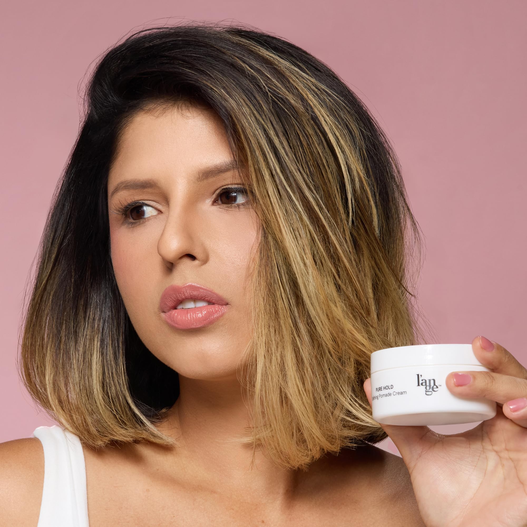 Amazon.com: L'ANGE HAIR Pure Hold Defining Pomade Cream | Light