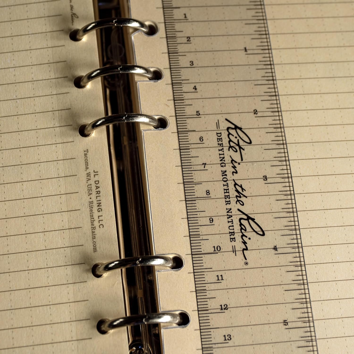 Rite in the Rain Weatherproof Starter Field Planner Kit, MultiCam CORDURA fabric Cover, 1" Ring Binder, Ruler / Writing Guard (No. 9250M)