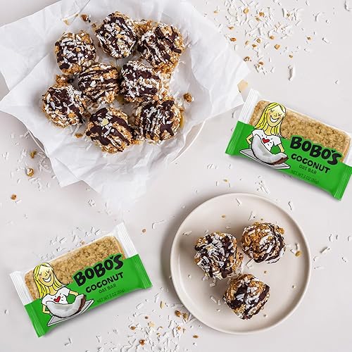 Miniatura 7 de Bobo's Paquete de muestra de barra de avena – Vegano – Sin OGM – A base de plantas – 6 sabores (12 unidades) Conveniente desayuno o merienda