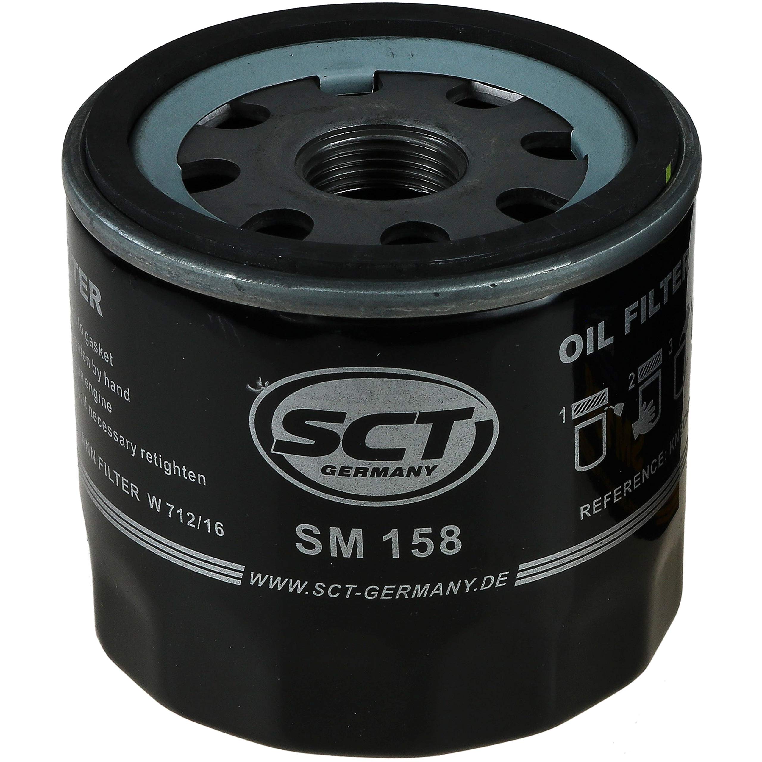 QR-Parts Set 85471112 SM 158 5 filtros de aceite originales SCT