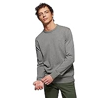 Polo Club Maglione Uomo Basico Grigio 100% Cotone - Maglioni con Logo Ricamato