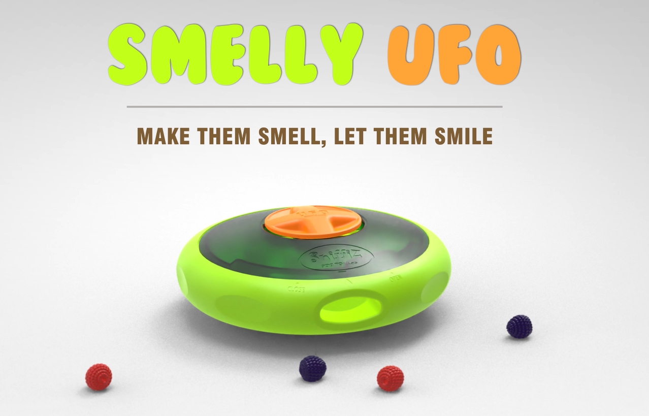 Sniffiz SmellyUFO Durable Interactive Treat Dispensing Puzzle/Enrichment Toy for Dogs - Mind Stimulating Food Game/Slow… - Image 8