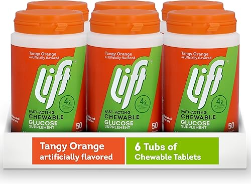 Vista 53 de Lift Glucosa, tabletas energéticas masticables de glucosa de acción rápida, limón y lima, tubo de 10 unidades (paquete de 12)
