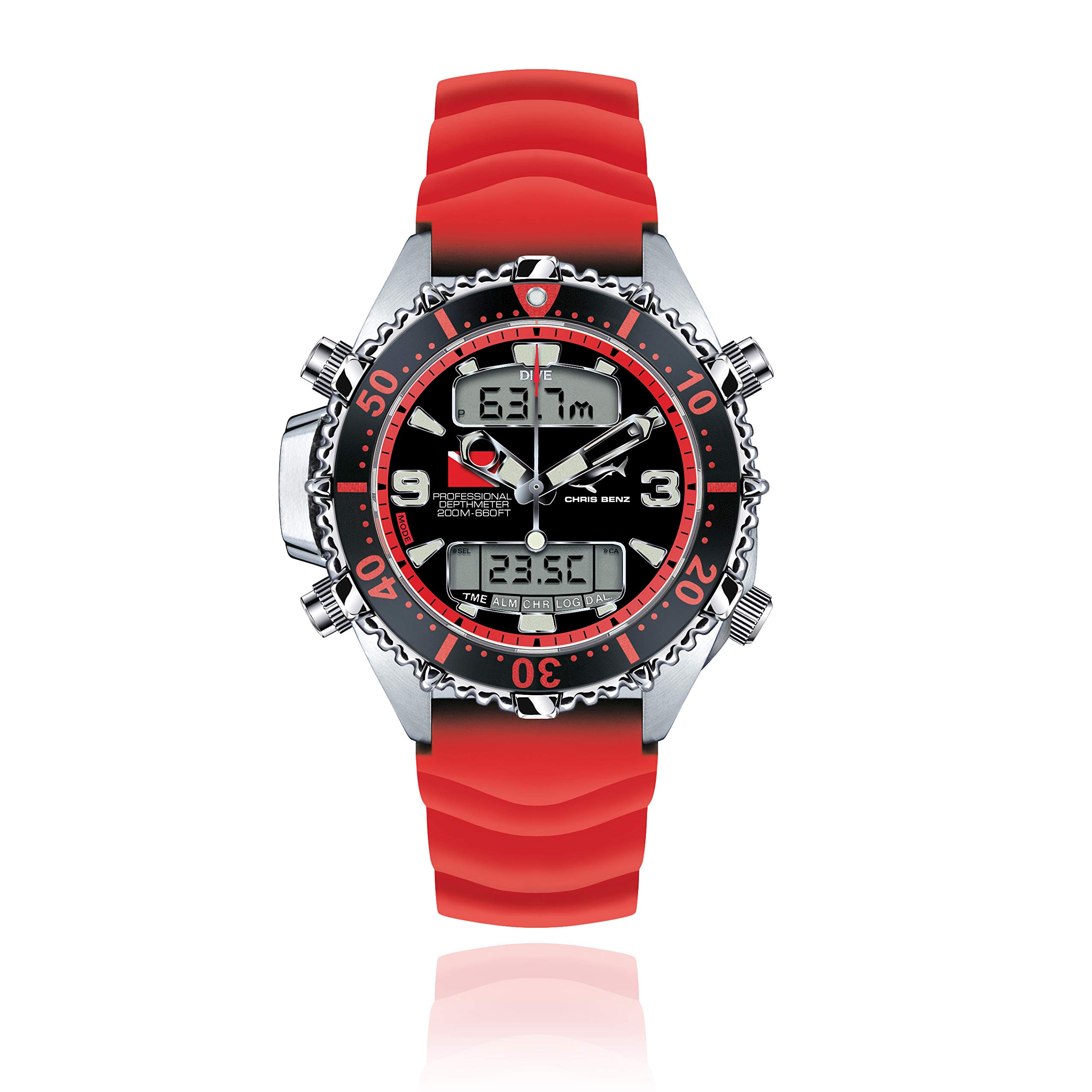 CHRIS BENZ Diving Watch CB-D200X-R-KBR