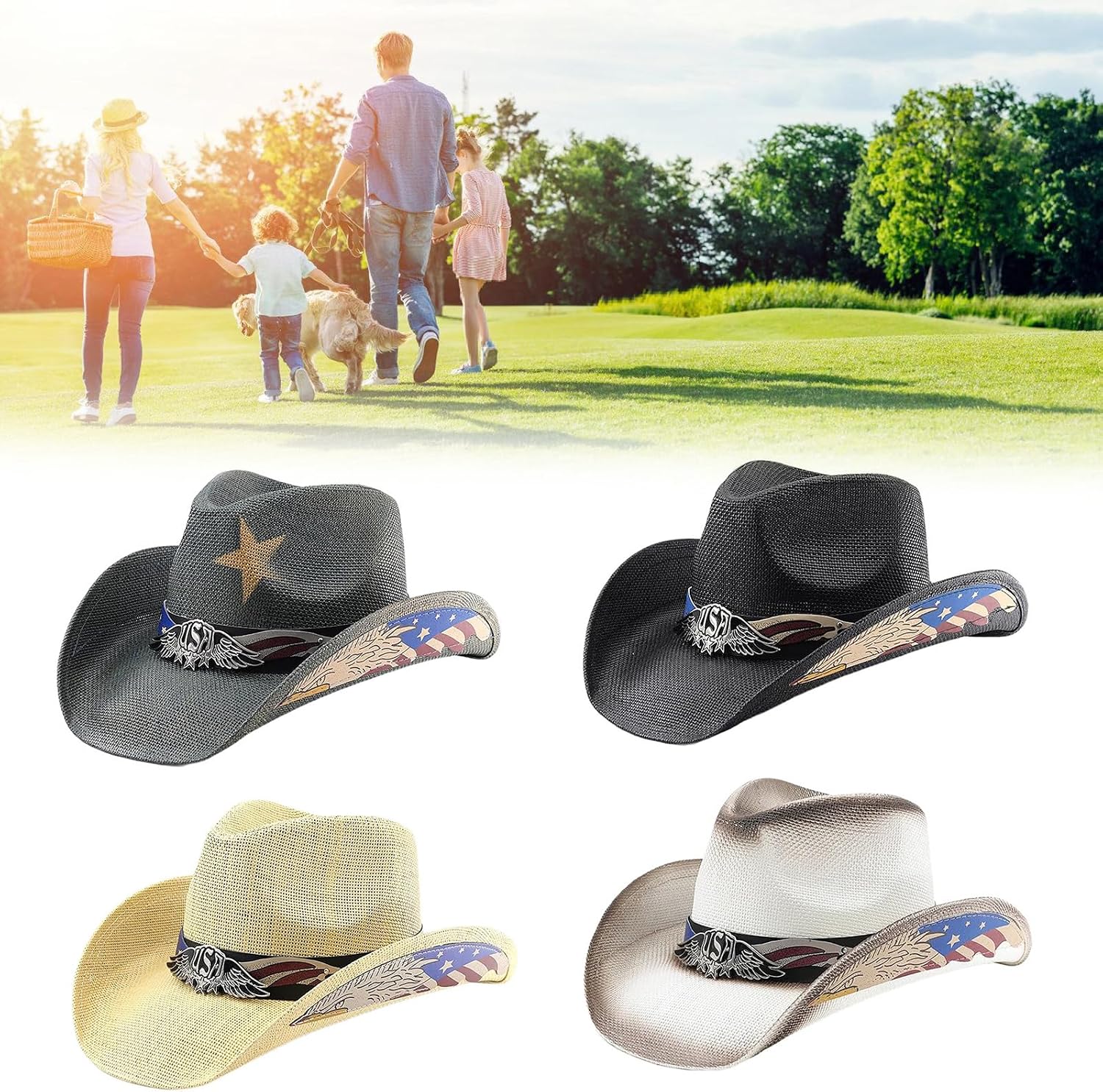 Fashion Crochet Straw Hat Vacation Adult Sun for Outdoor Activity Female Panama Photoshooting Sun Adjustable Straw