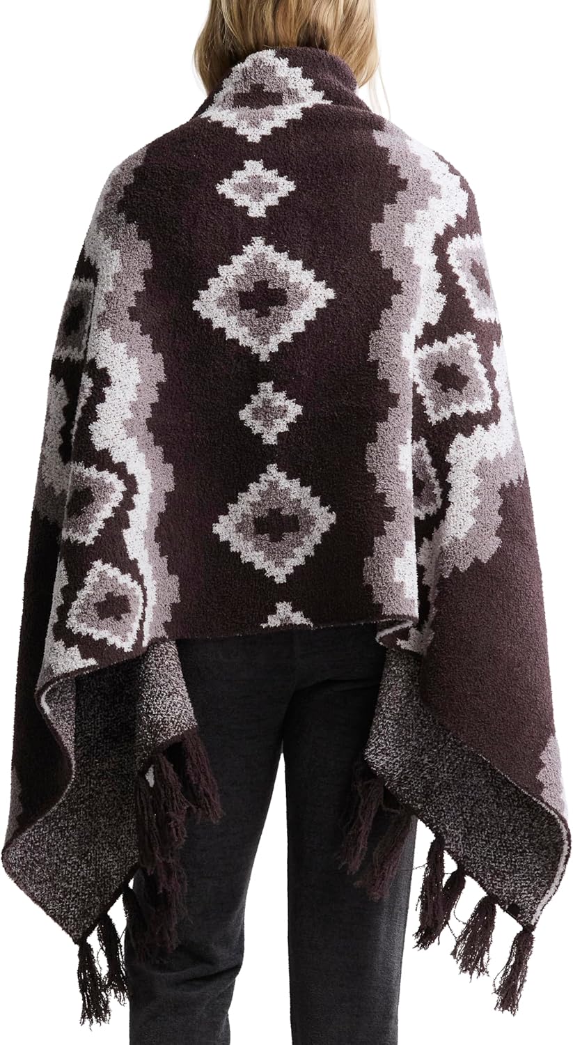 Barefoot Dreams Women's Cozychic® Mosaic Wrap