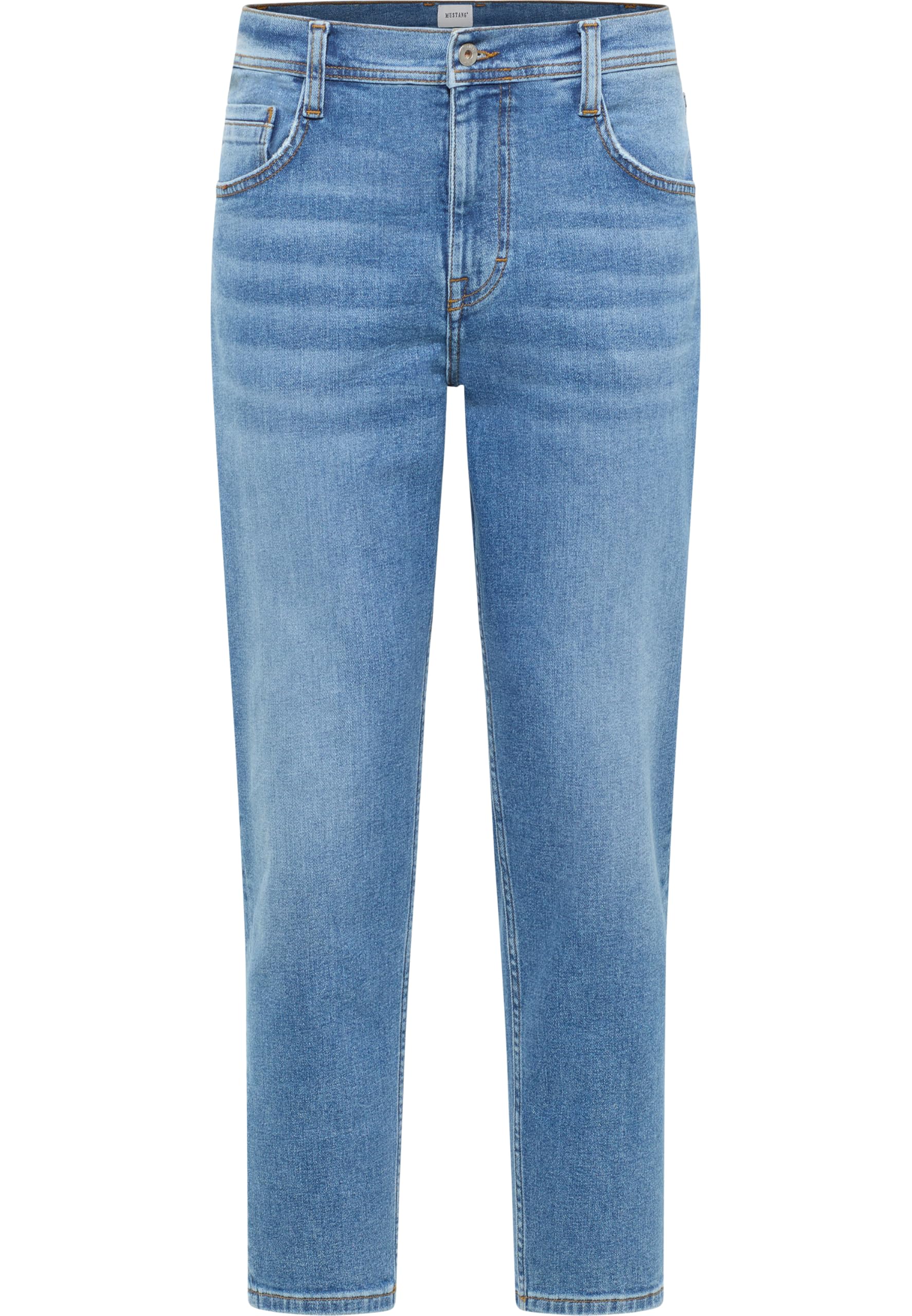 MUSTANG Denver Men's Tapered Jeans Trousers, mid-Blue, 30 W/32 L