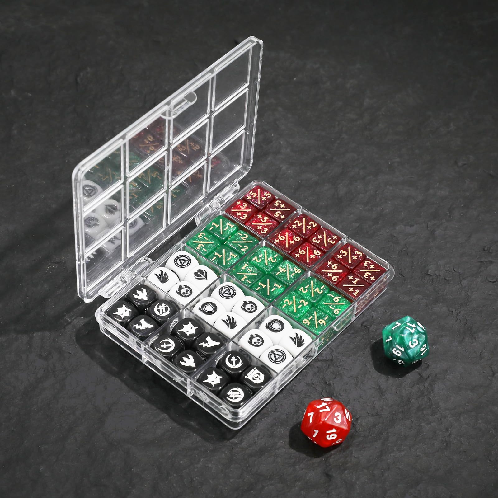 Amazon.co.jp: FourDragons 50個 12mm MTGアイコン機能 キーワード