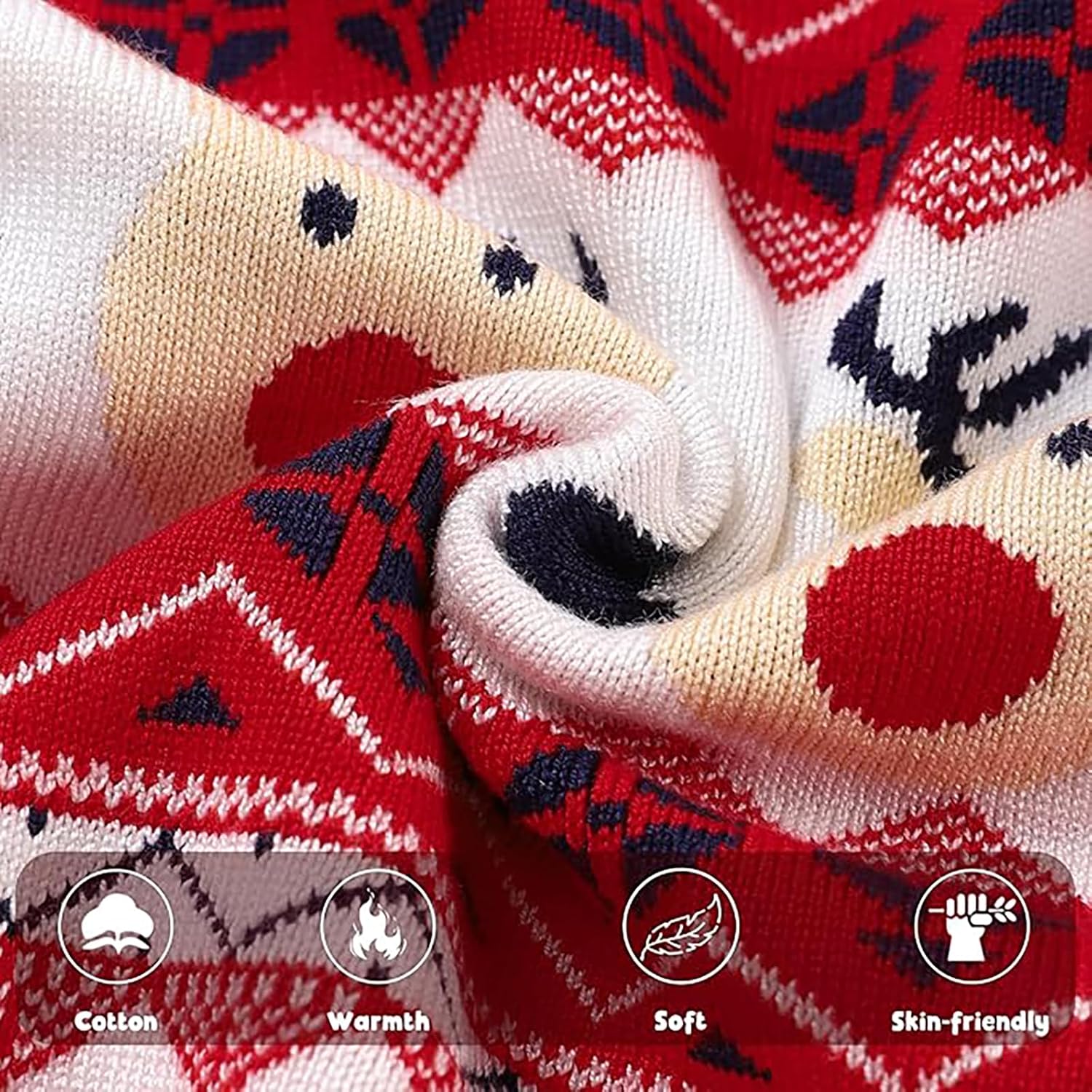 Ugly Christmas Sweater for Girls Funny Xmas Knit Pullover Shirts Kids Child Holiday Jumper Tops Outfit 2-14 Years