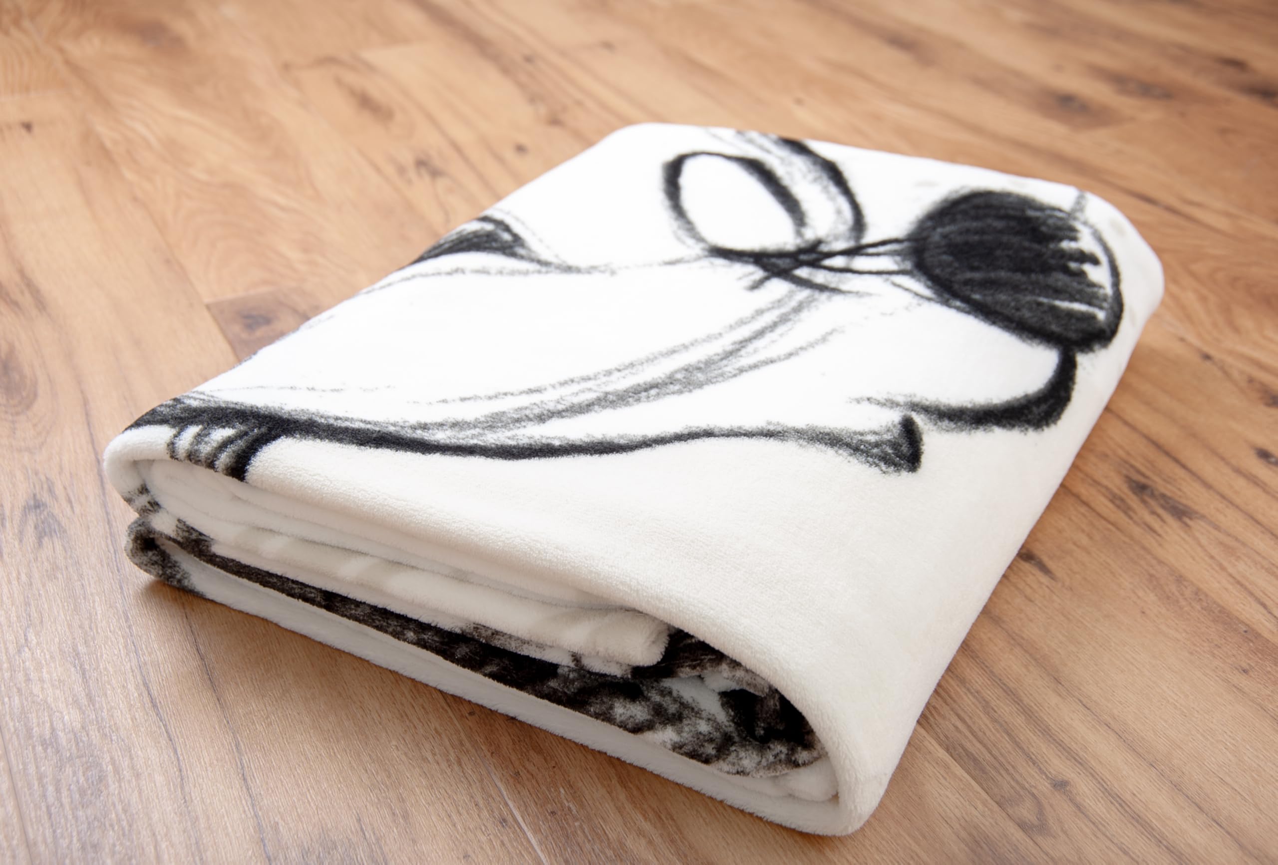 Herding Couverture moelleuse en microfibre, Disney's Mickey & Minnie, 150x200 cm, 100% polyester