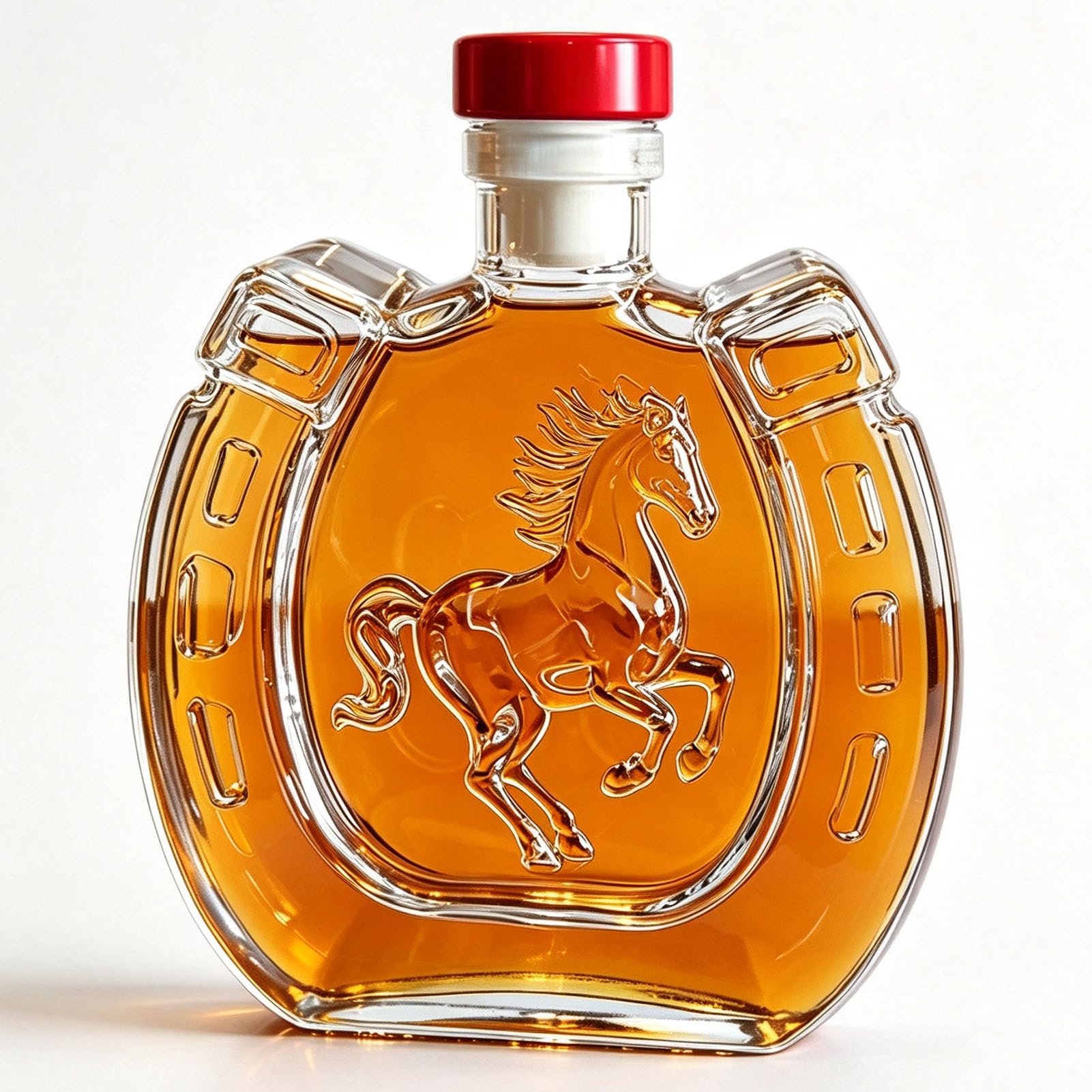 DTSXFTLY Spherical Running Horse 3D Whiskey Decanter Creative Glassware