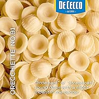Vista 3 de De Cecco Pasta de sémola, Orecchiette No.91, 1 libra (paquete de 12)