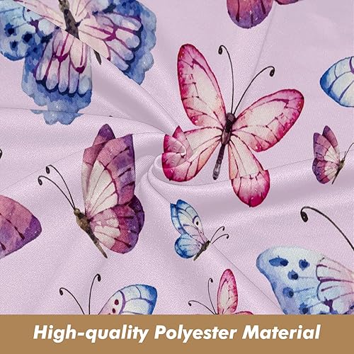 Vista 48 de Funda de sofá de acuarela de flores silvestres rosa y morada, fundas de sofá estampadas, fundas de sofá, fundas resistentes a las manchas, protector