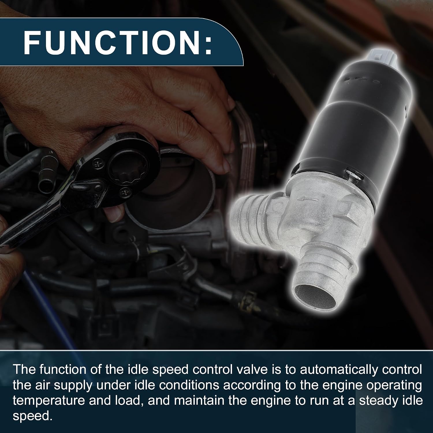 Car Idle Air Control Valve for BMW 528e 1987-1988 for BMW 535i 1985-1993 Replace No.13411286065 IACV Idle Valve Idle Air Control Valve