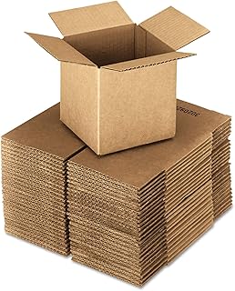 Brown Corrugated - Cubed Fixed-Depth Shipping Boxes, 24l x 24w x 24h, 10/Bundle UFS242424