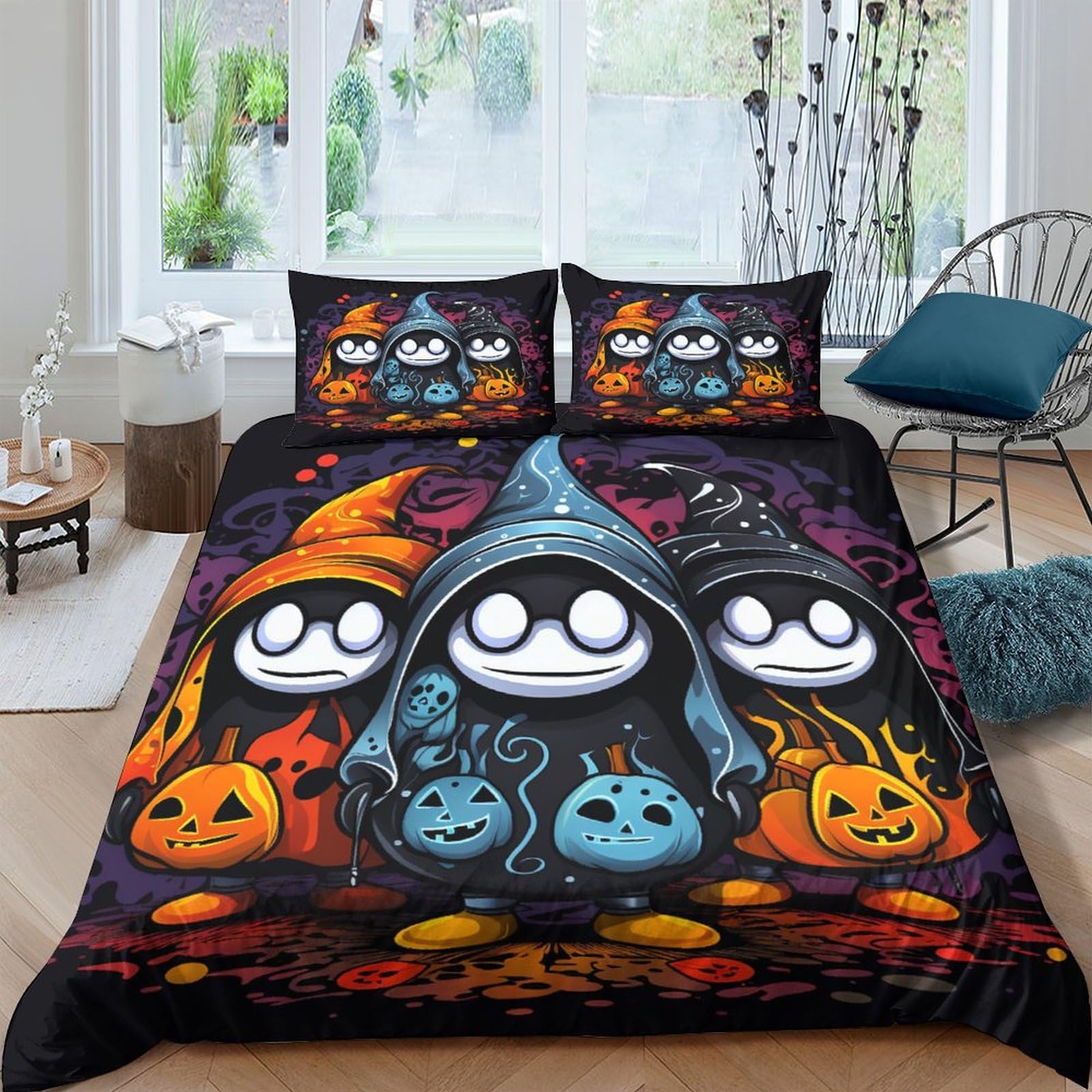 Parure de lit de qualité supérieure en microfibre douce et résistante pour grand lit