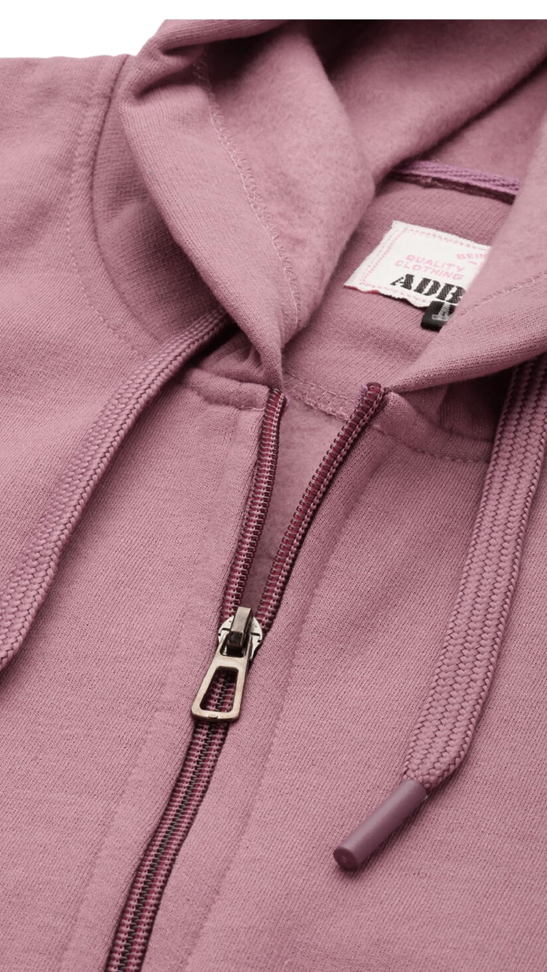 ADBUCKS Women's Solid Regular Fit Cotton Hooded Sweatshirt (Xl, Onion) - Image 5 thumbnail