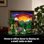 Givenni Ideas Sunset Wooden House Building Sets - 3D Puzzle Building Set for Adults, Ages 16+ - Beautifully Detailed Home Art Decor - Unique Gift Idea for Art Fans (1101PCS)